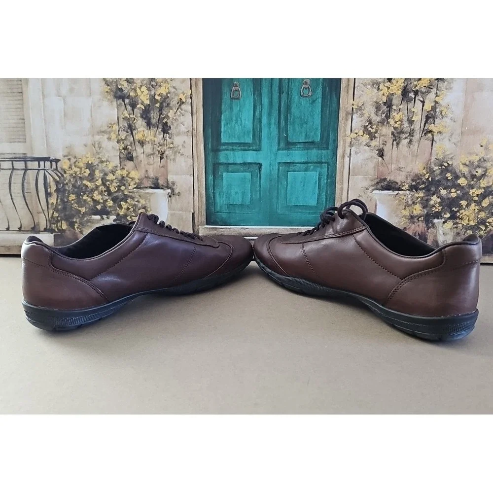 Allen Edmonds Mitchell Casual Oxford Made In USA Size 11.5 B Brown 11896